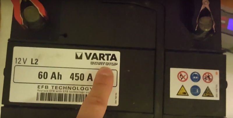 Start-Stop EFB аккумулятор Varta
